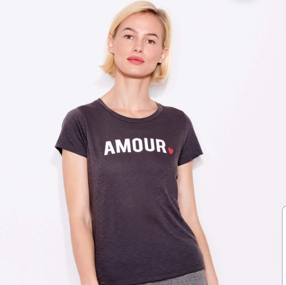 Sundry, Amour boy tee, charcoal,  size 3 (large)